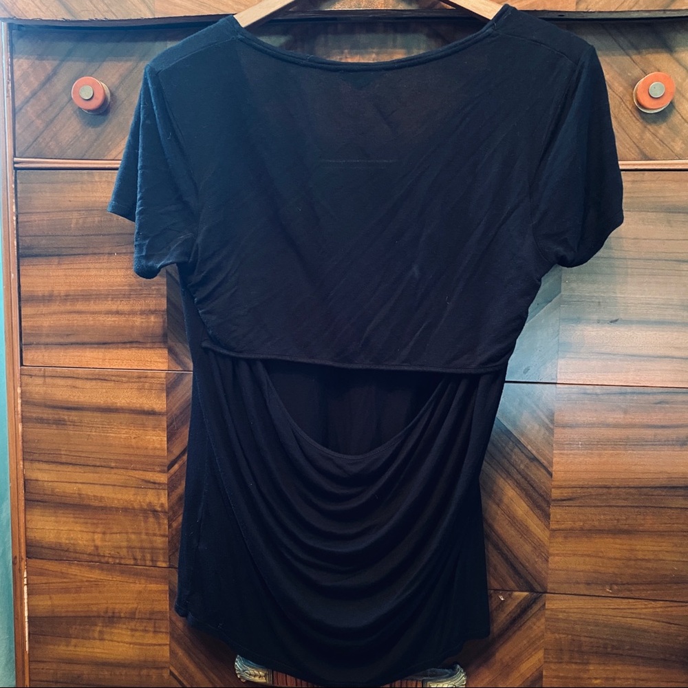 Helmet Lang holes back jersey shirt